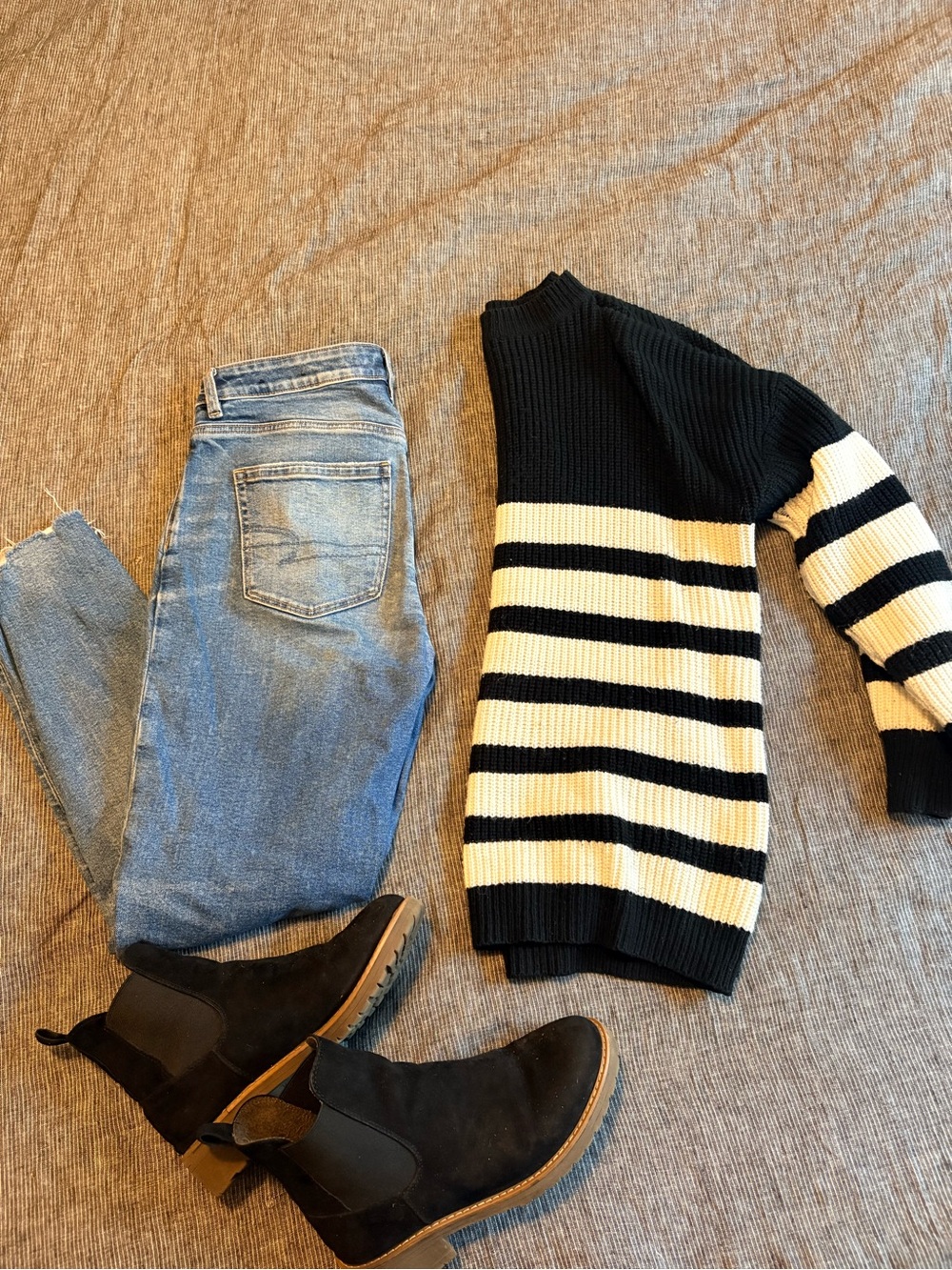 Striped Ribbed Sweater